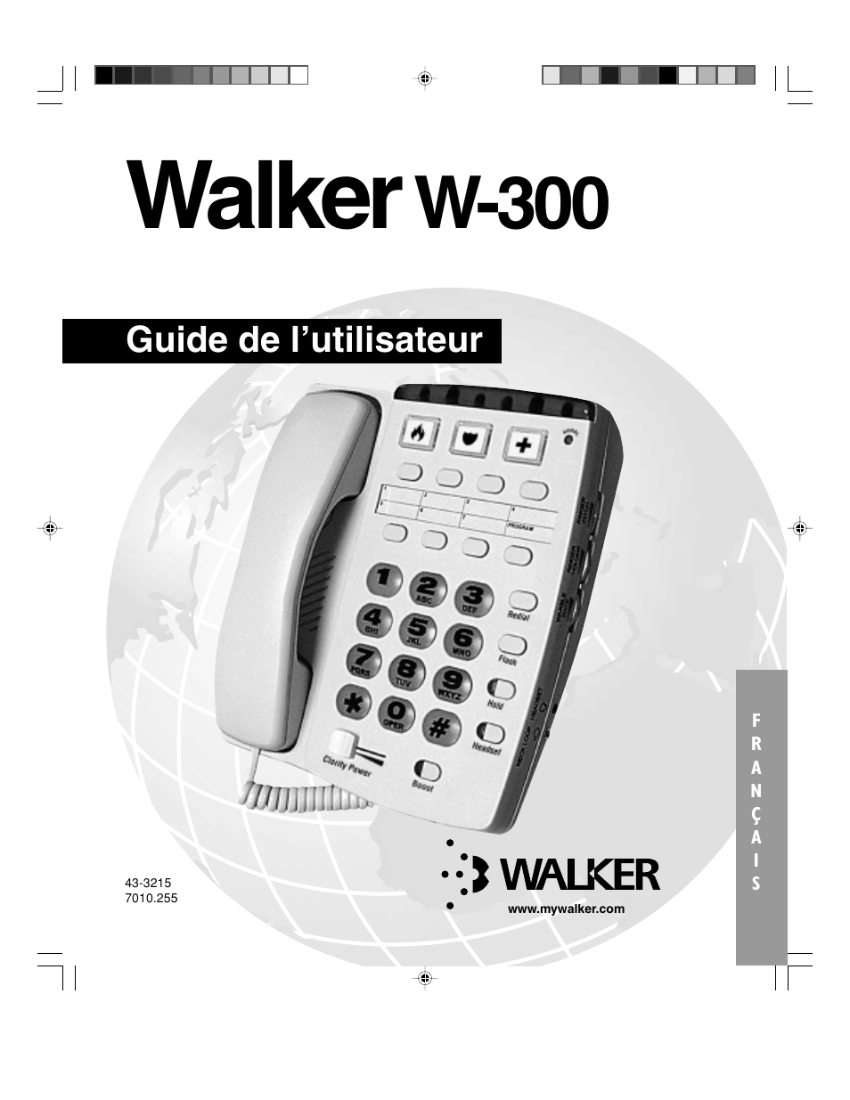 Walker, W-300, Guide de l’utilisateur | Walker W-300 User Manual | Page 55 / 80