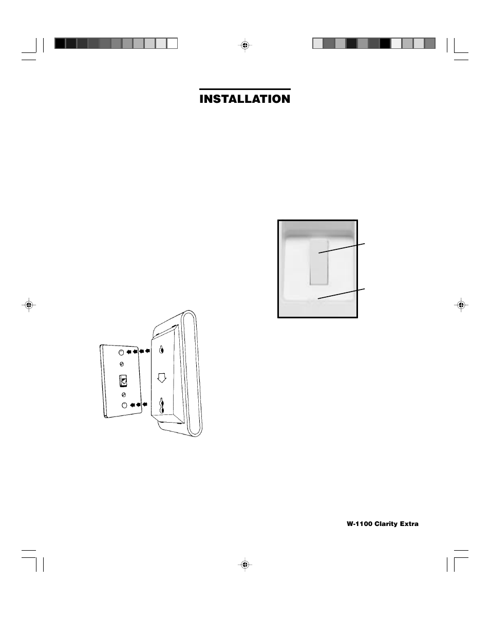 Installation | Walker W1100 User Manual | Page 10 / 27