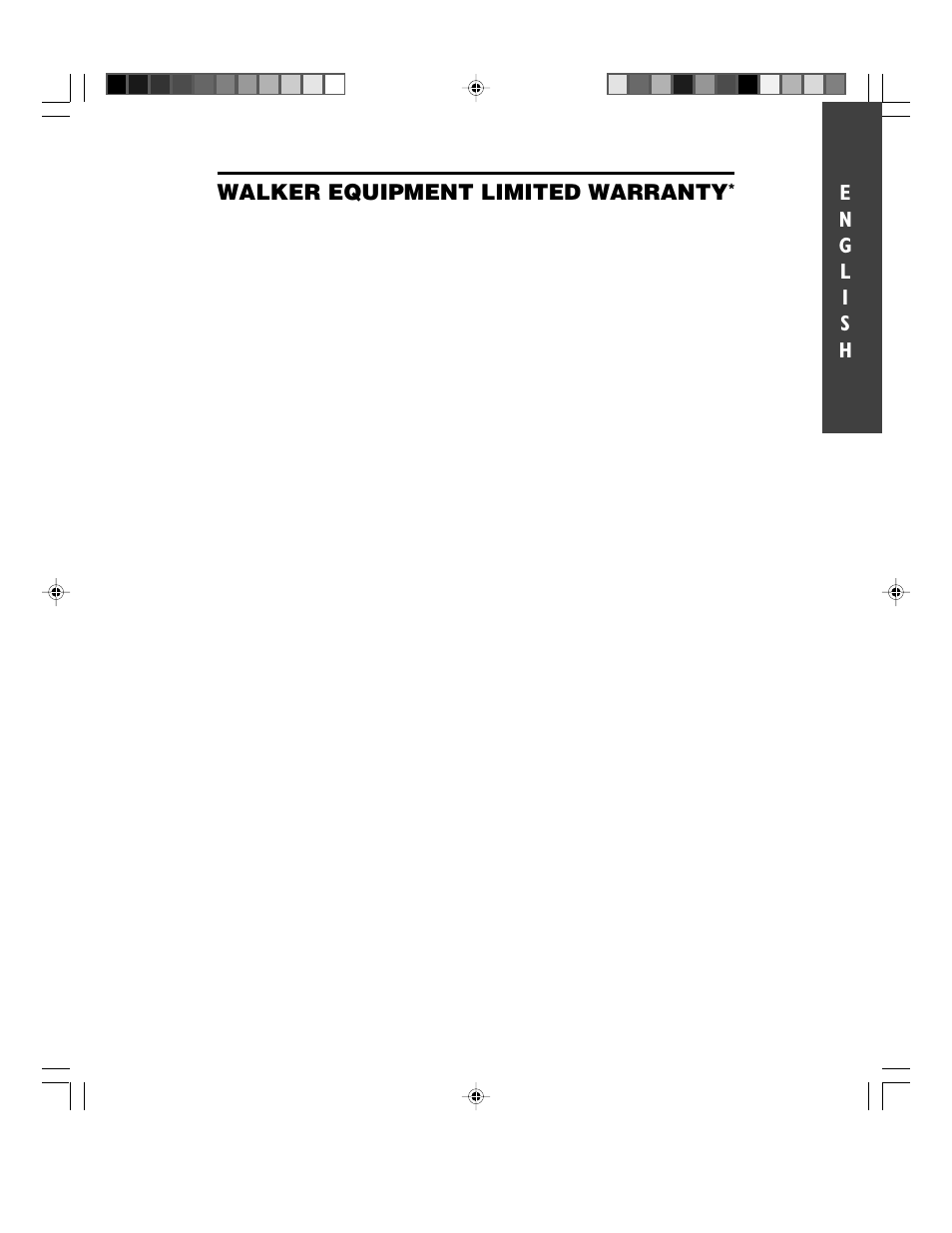 Walker W1100 User Manual | Page 25 / 27