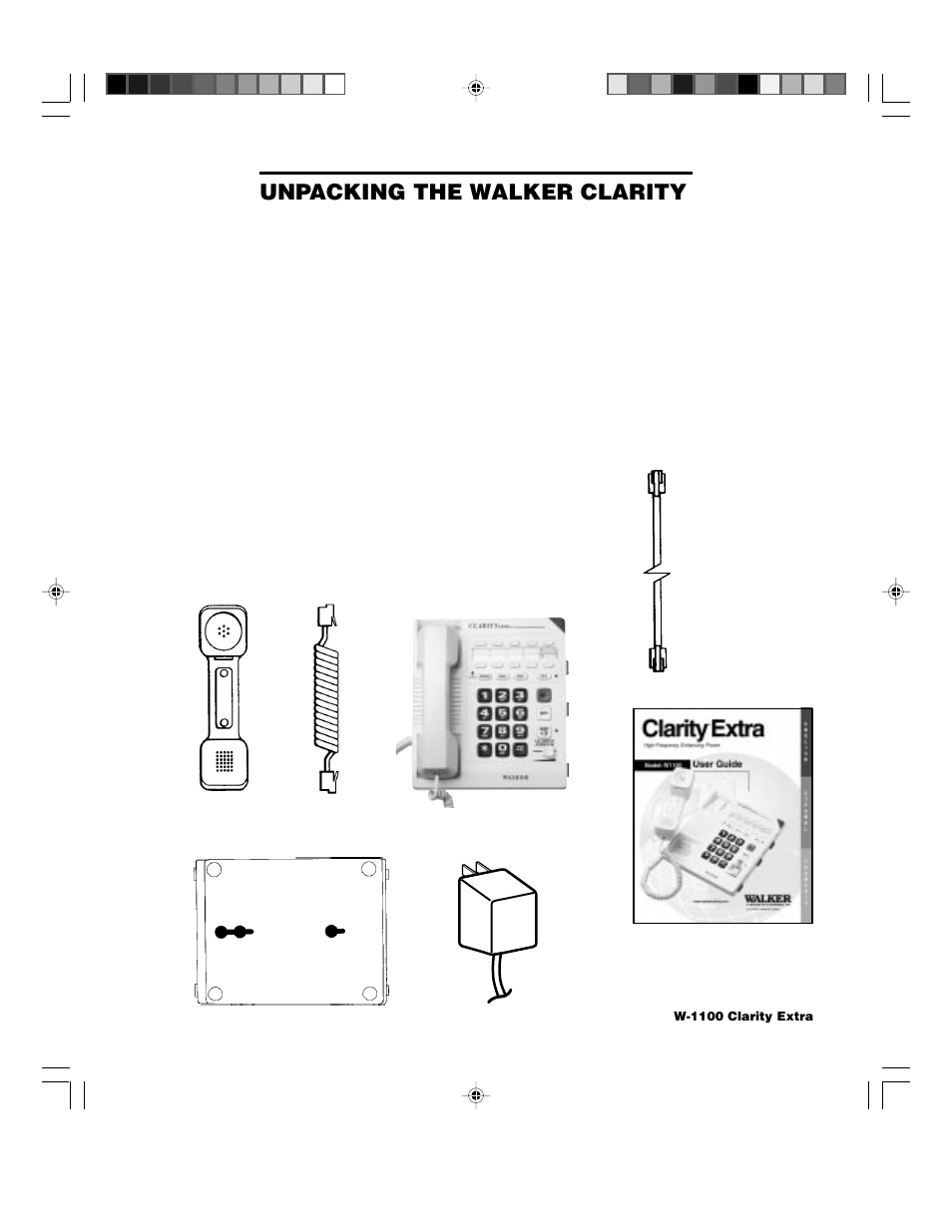 Walker W1100 User Manual | Page 6 / 27