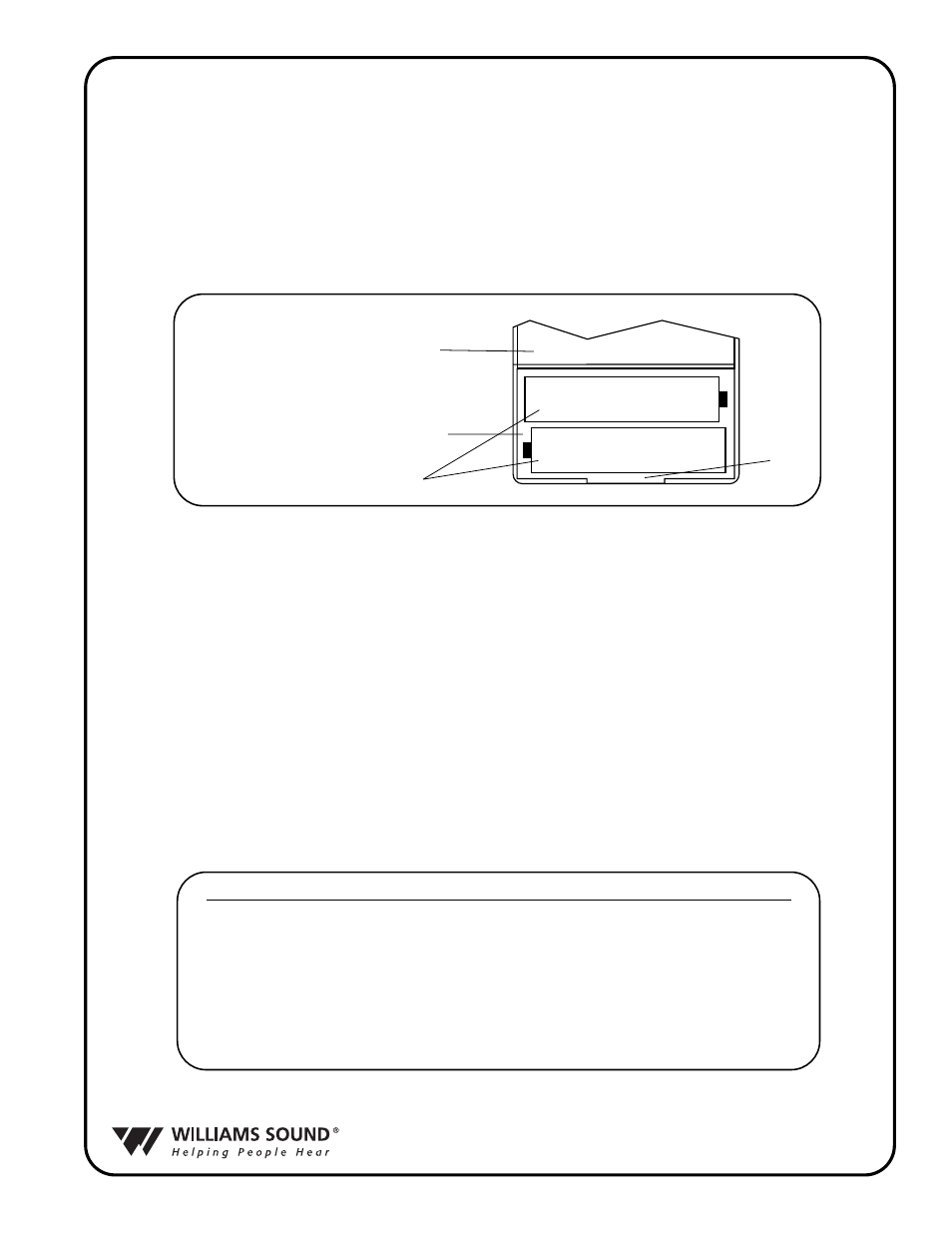 Attery, Nformation | Williams Sound R31 User Manual | Page 13 / 20