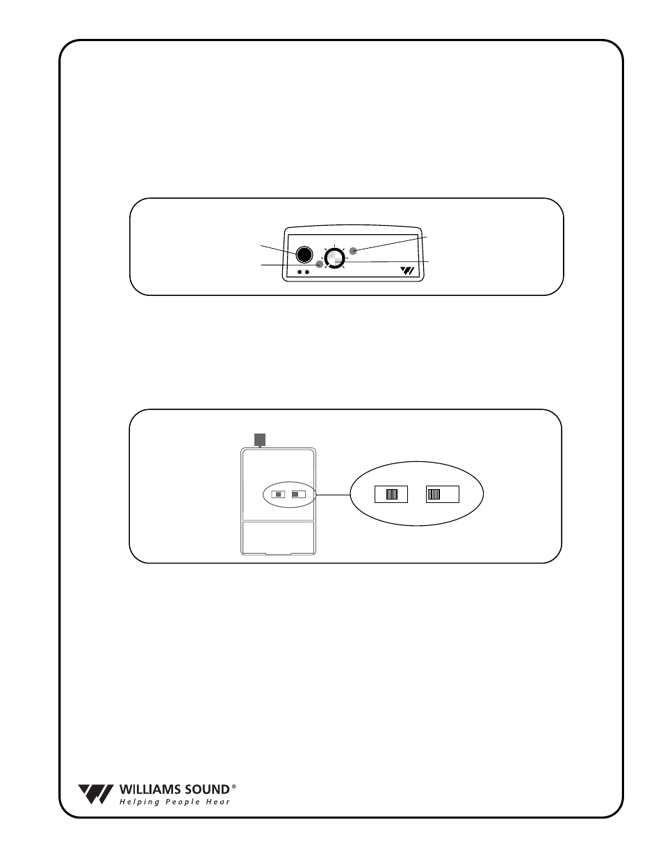 Pfm r32 r, Sing the, Eceiver | Williams Sound R31 User Manual | Page 9 / 20