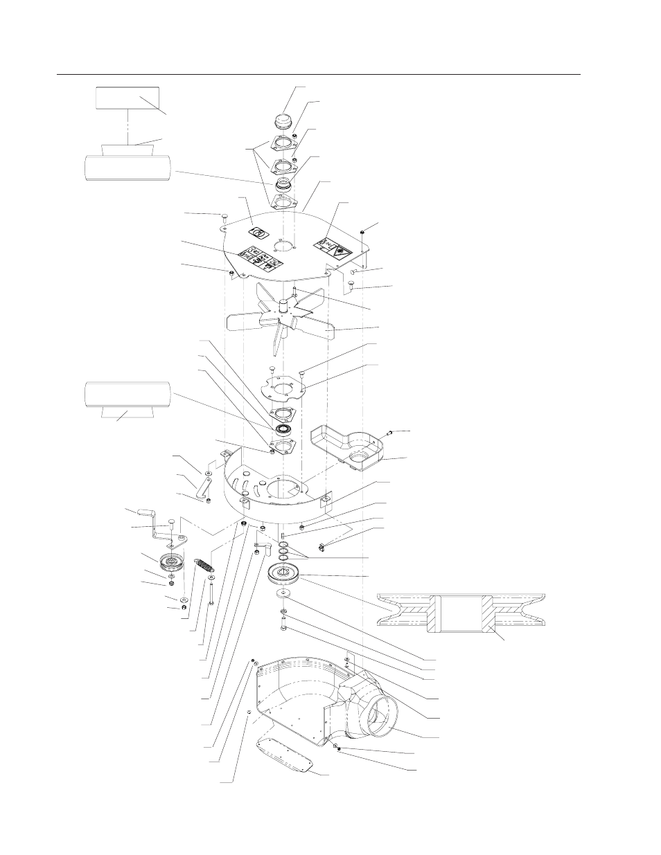 Blower assembly | Yazoo/Kees 111793 / CS1372 User Manual | Page 20 / 32