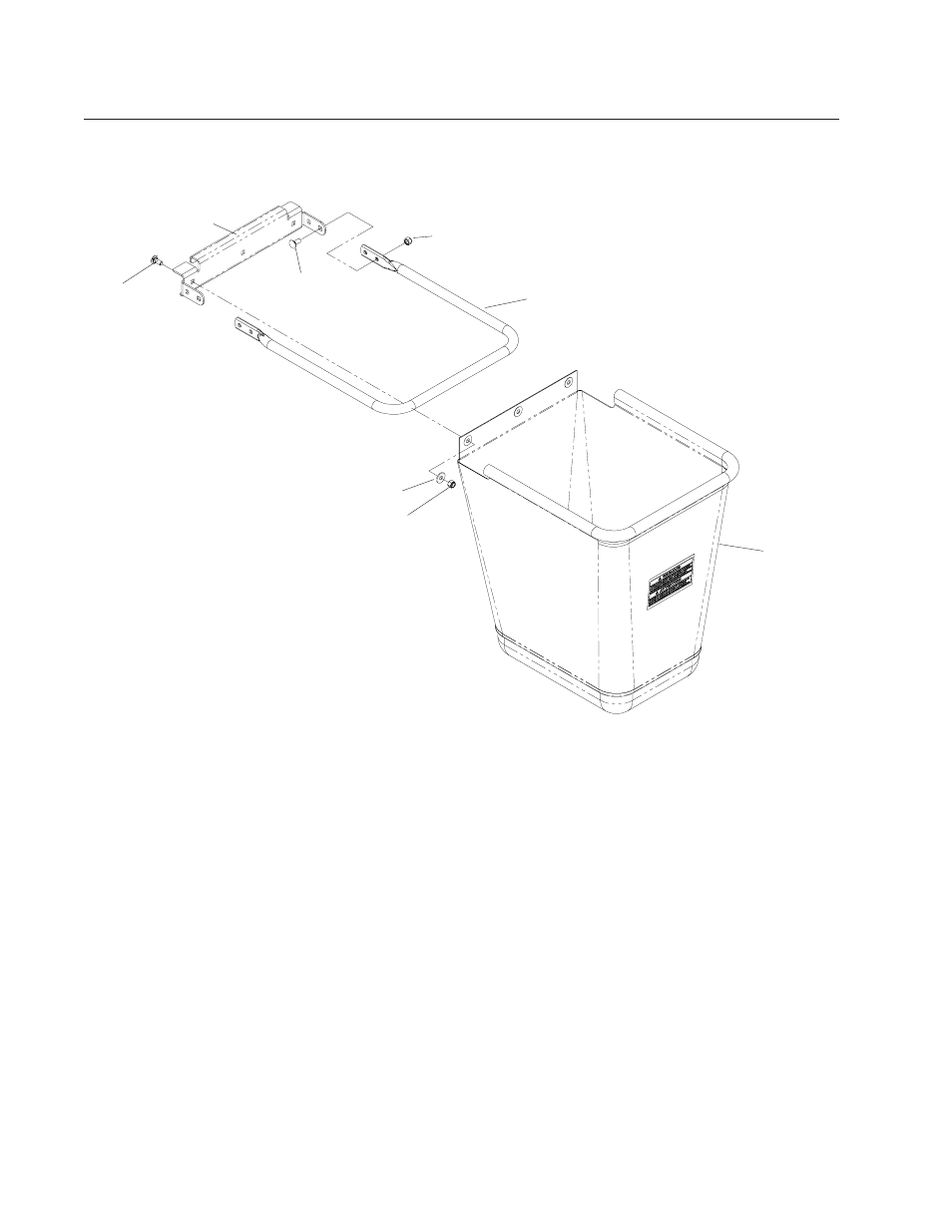 Bag assembly | Yazoo/Kees 111793 / CS1372 User Manual | Page 24 / 32