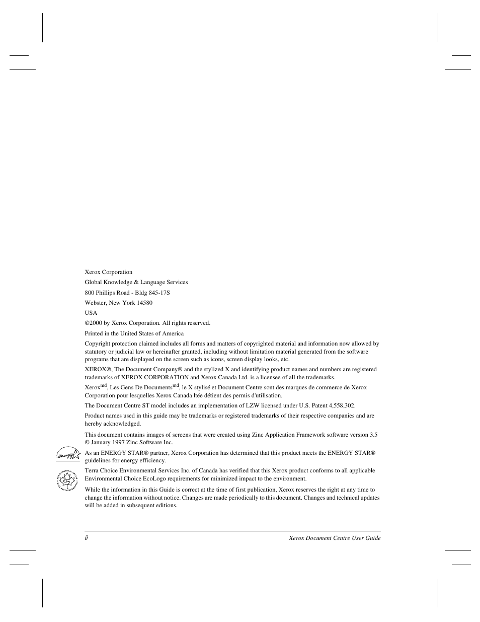 Xerox 255 DC User Manual | Page 4 / 75