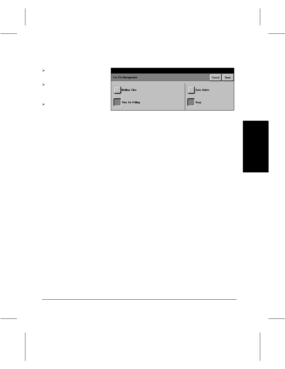 Fax setups | Xerox 332 User Manual | Page 81 / 116