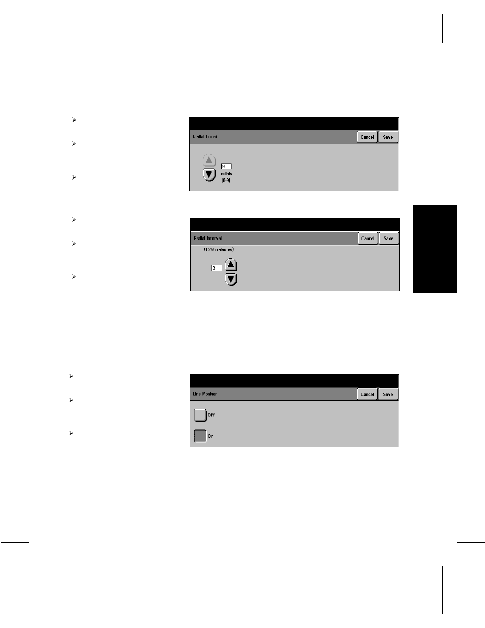 Fax setups | Xerox 332 User Manual | Page 85 / 116