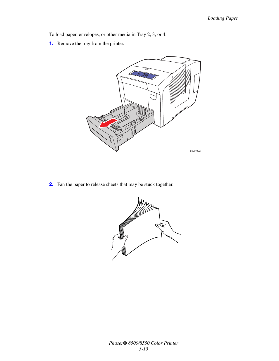Xerox 8500/8550 User Manual | Page 43 / 145