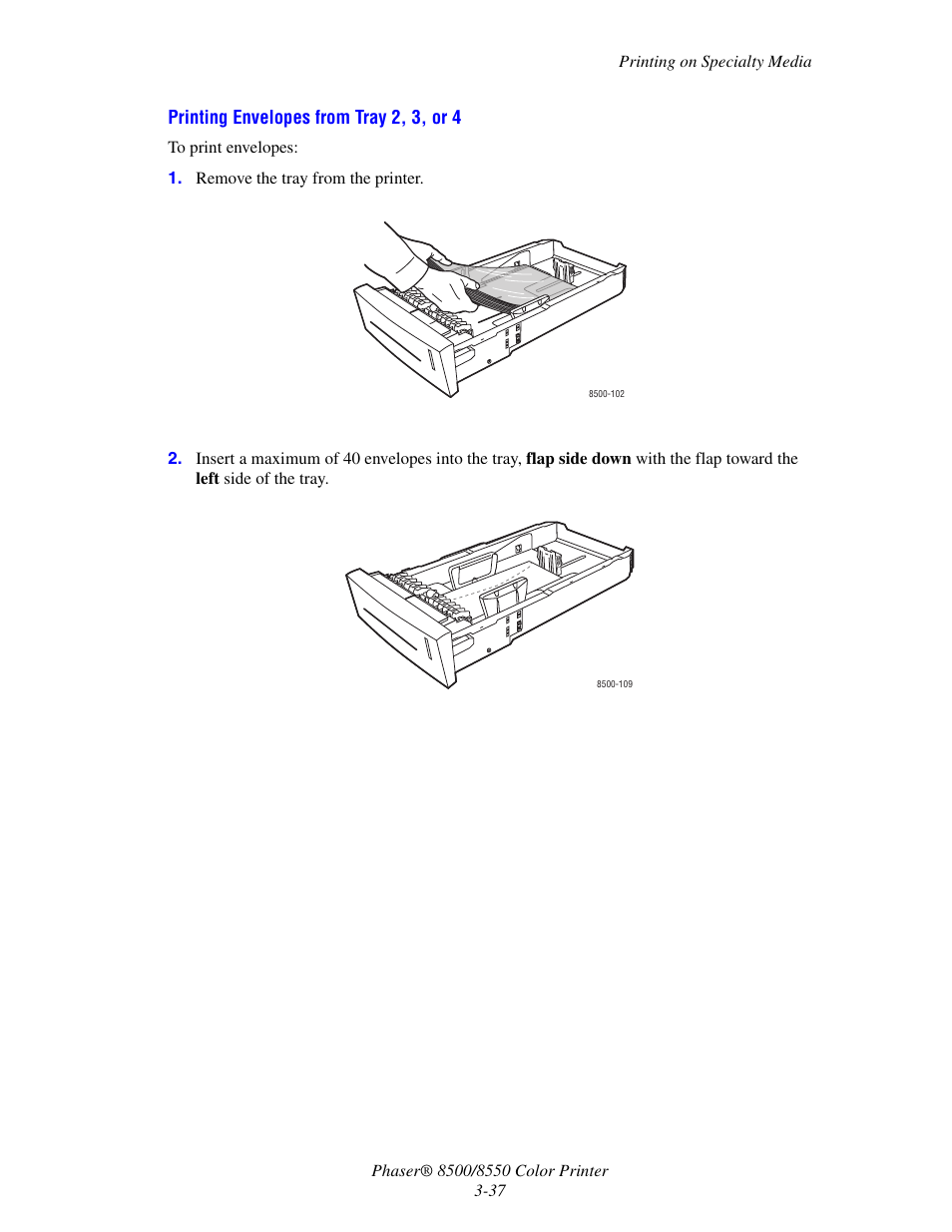 Xerox 8500/8550 User Manual | Page 65 / 145