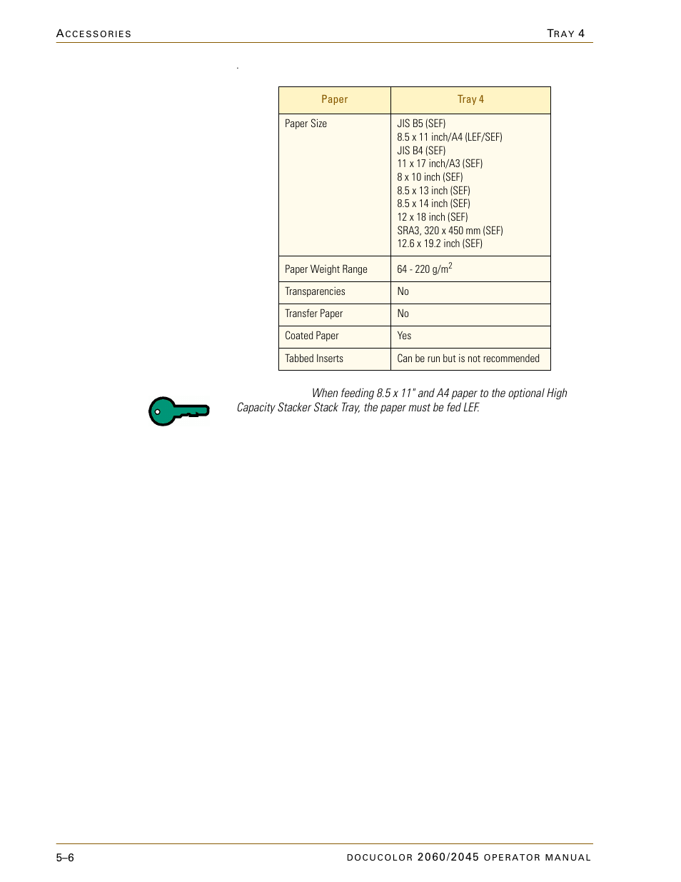 Xerox DocuColor 2060 User Manual | Page 218 / 340