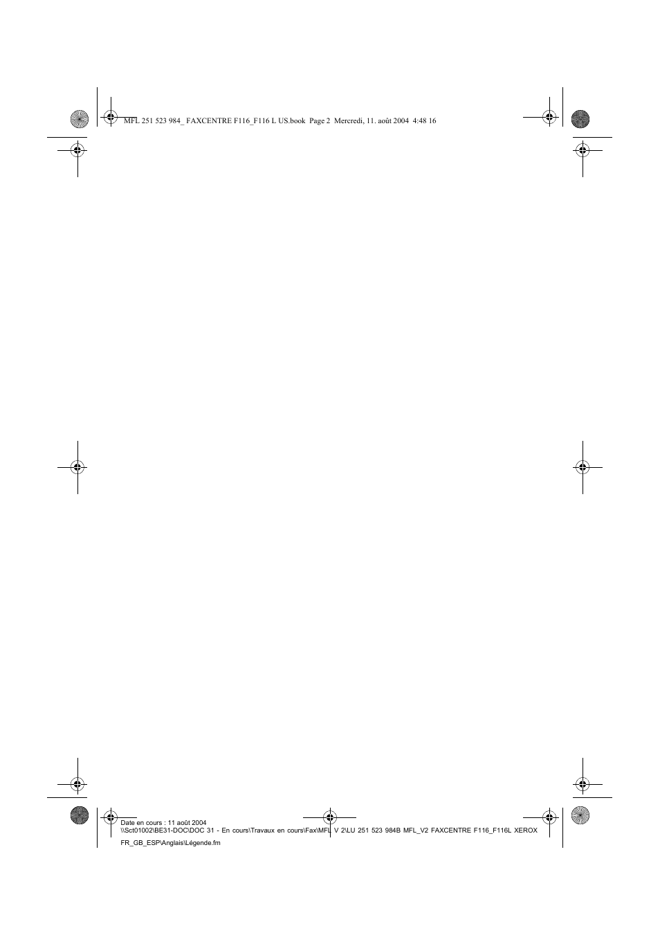 Xerox FaxCentre F116 User Manual | Page 4 / 141