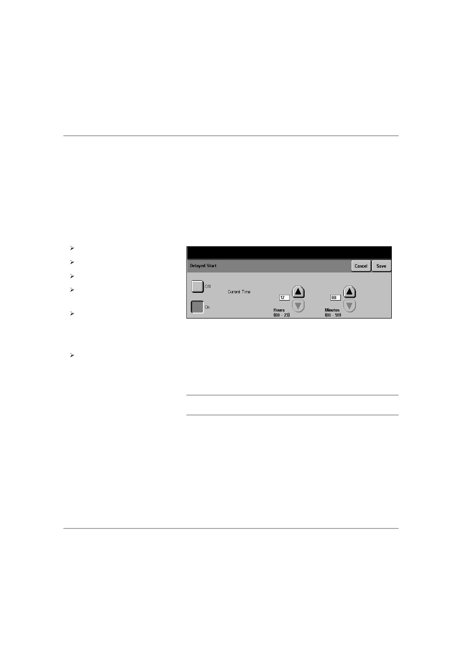 Delayed start, Delayed start -22, Ge 4-22 | Xerox 432 User Manual | Page 138 / 466