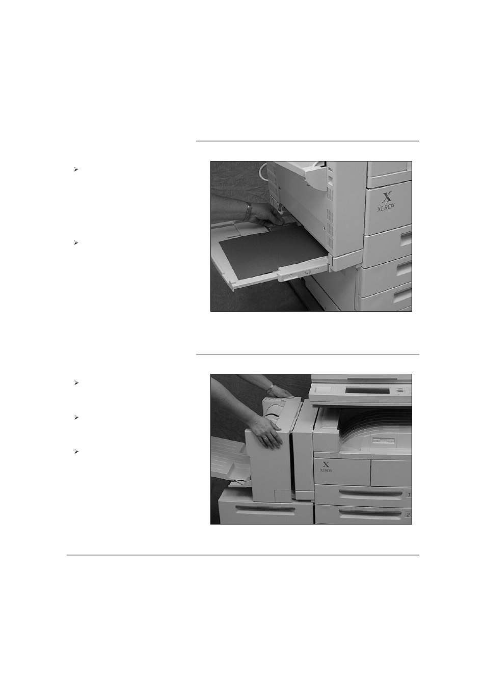Bypass tray with the left tray | Xerox 432 User Manual | Page 283 / 466