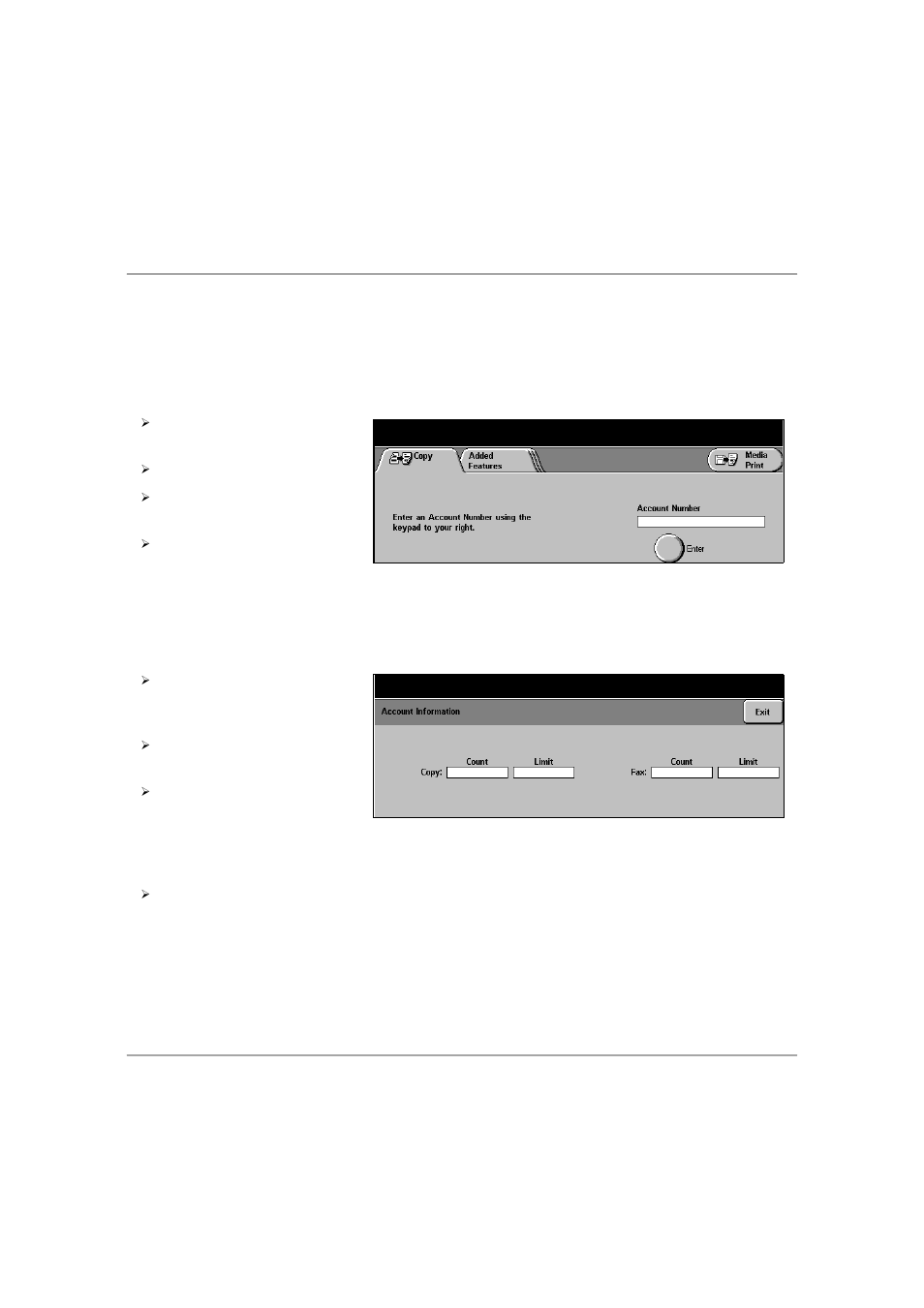 Auditron access screen, Auditron access screen -26 | Xerox 432 User Manual | Page 58 / 466
