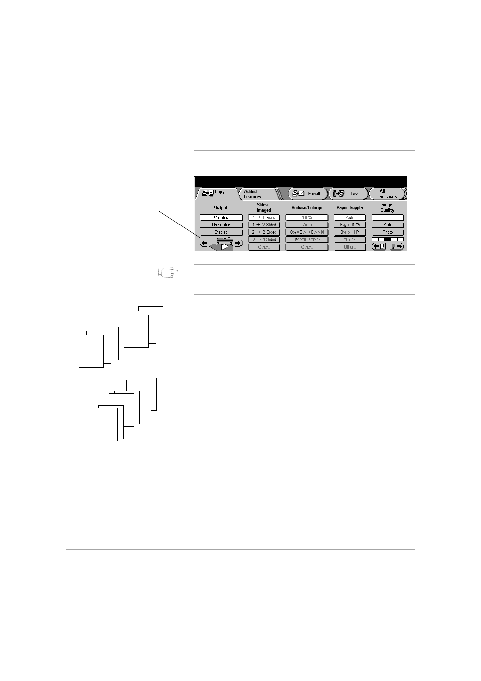 Collated, Uncollated | Xerox 432 User Manual | Page 71 / 466