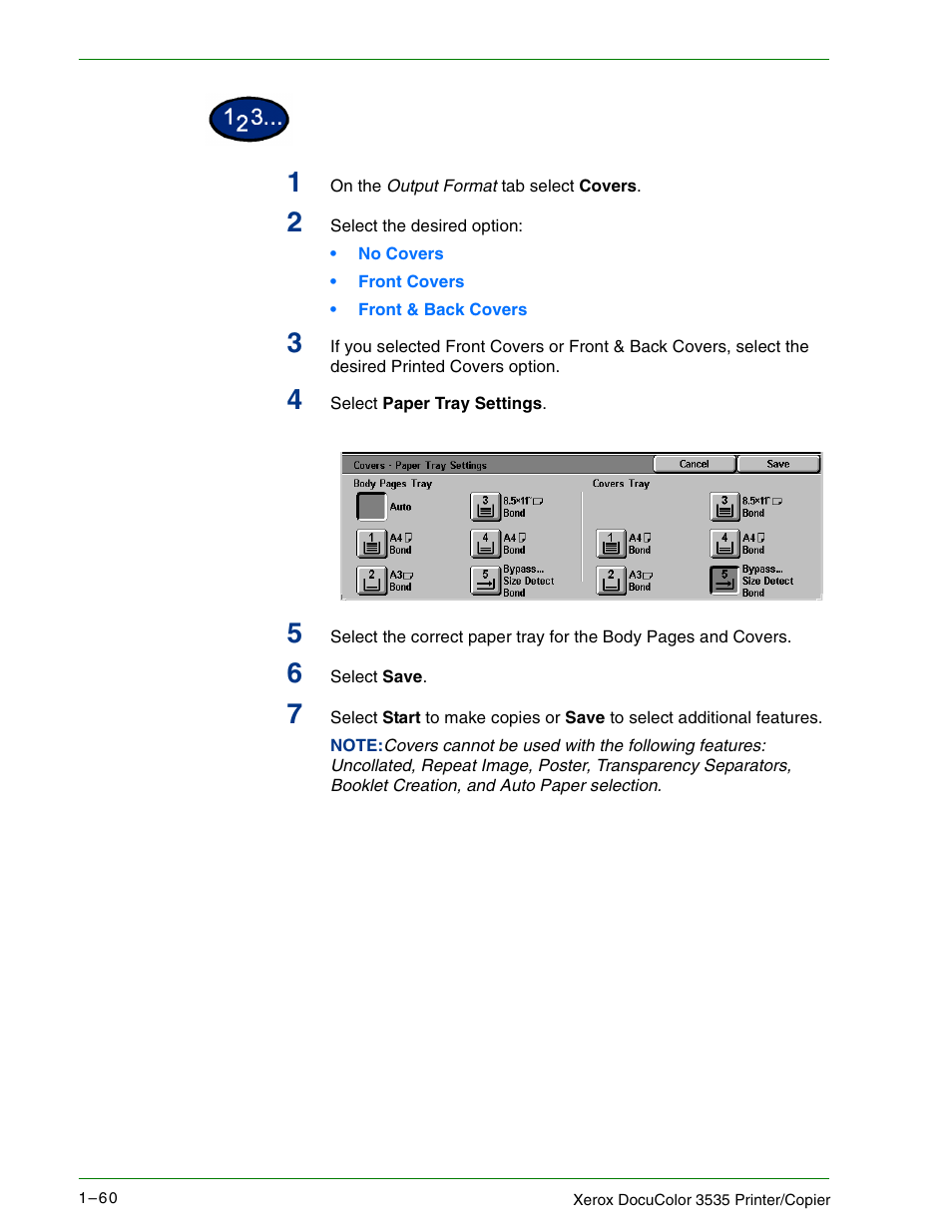 Xerox 3535 User Manual | Page 78 / 268