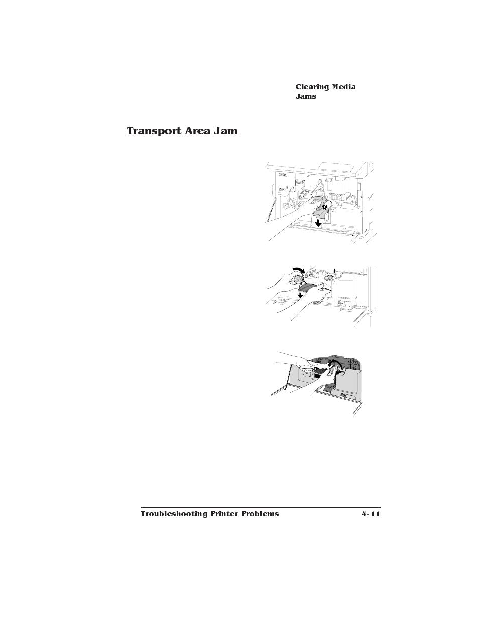 Transport area jam | Xerox 2025 User Manual | Page 101 / 222