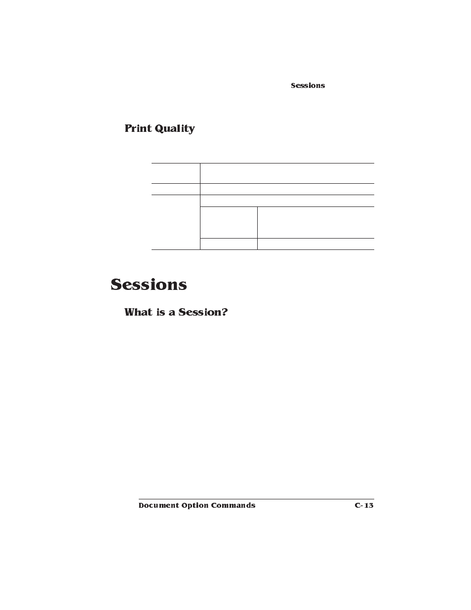Print quality, Sessions, What is a session | Xerox 2025 User Manual | Page 157 / 222