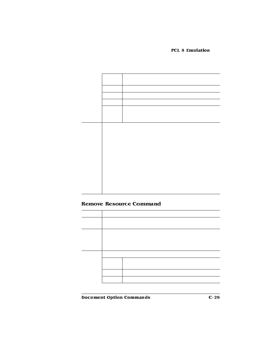 Remove resource command | Xerox 2025 User Manual | Page 173 / 222