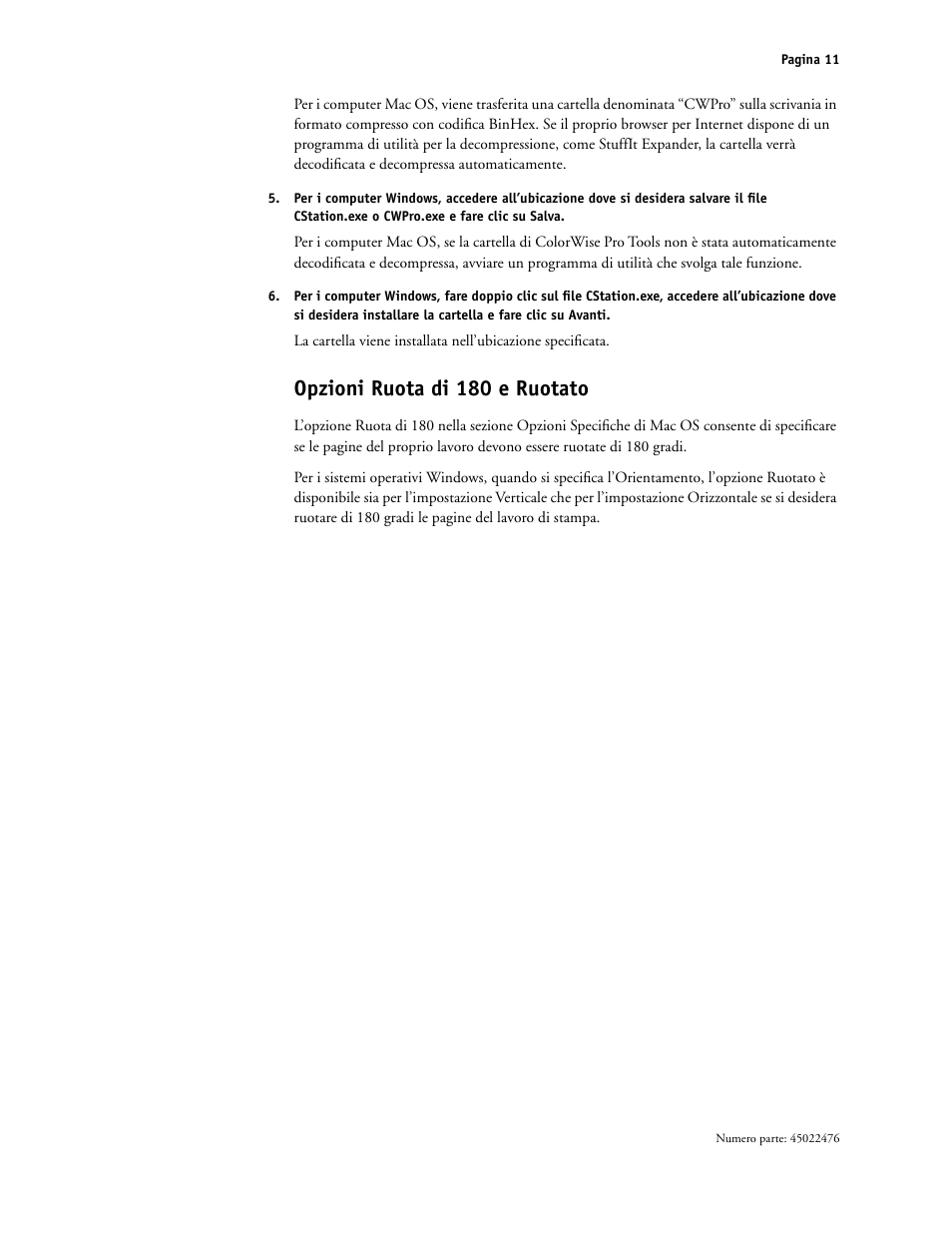 Opzioni ruota di 180 e ruotato | Xerox X12 User Manual | Page 33 / 70