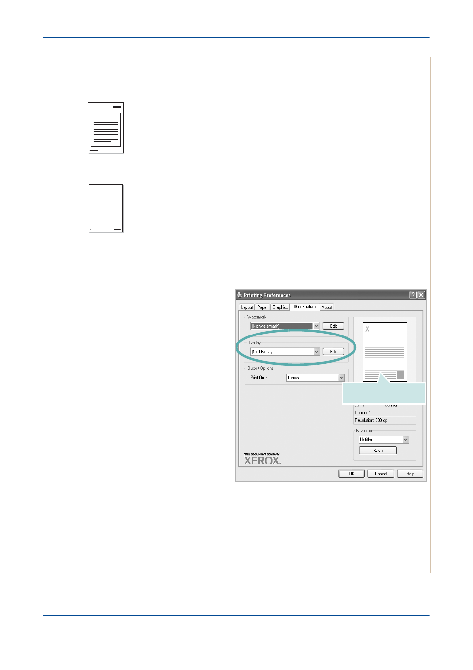 Using overlays -23, Using overlays, What is an overlay | Creating a new page overlay | Xerox PE220 User Manual | Page 89 / 200