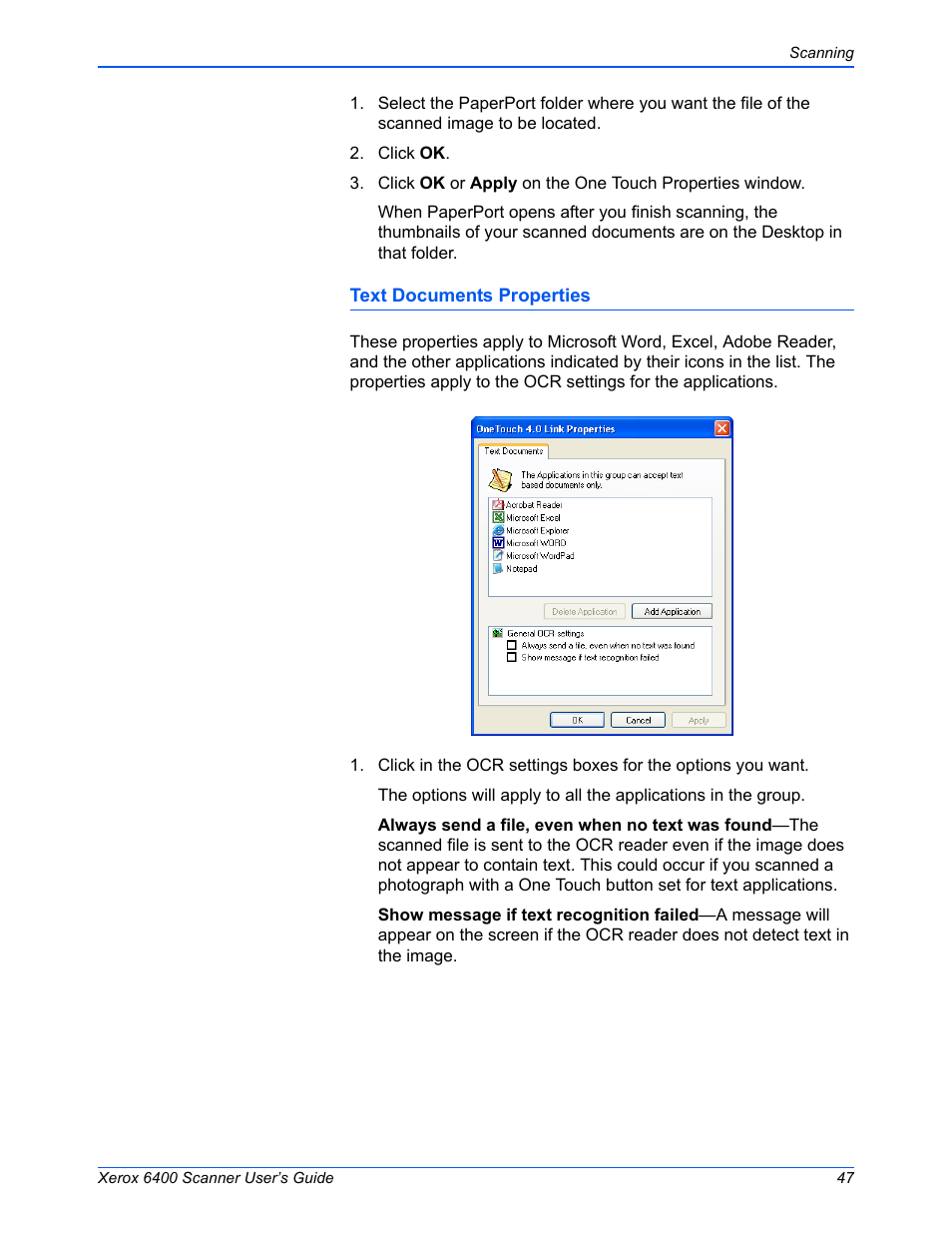 Xerox 6400 User Manual | Page 52 / 103