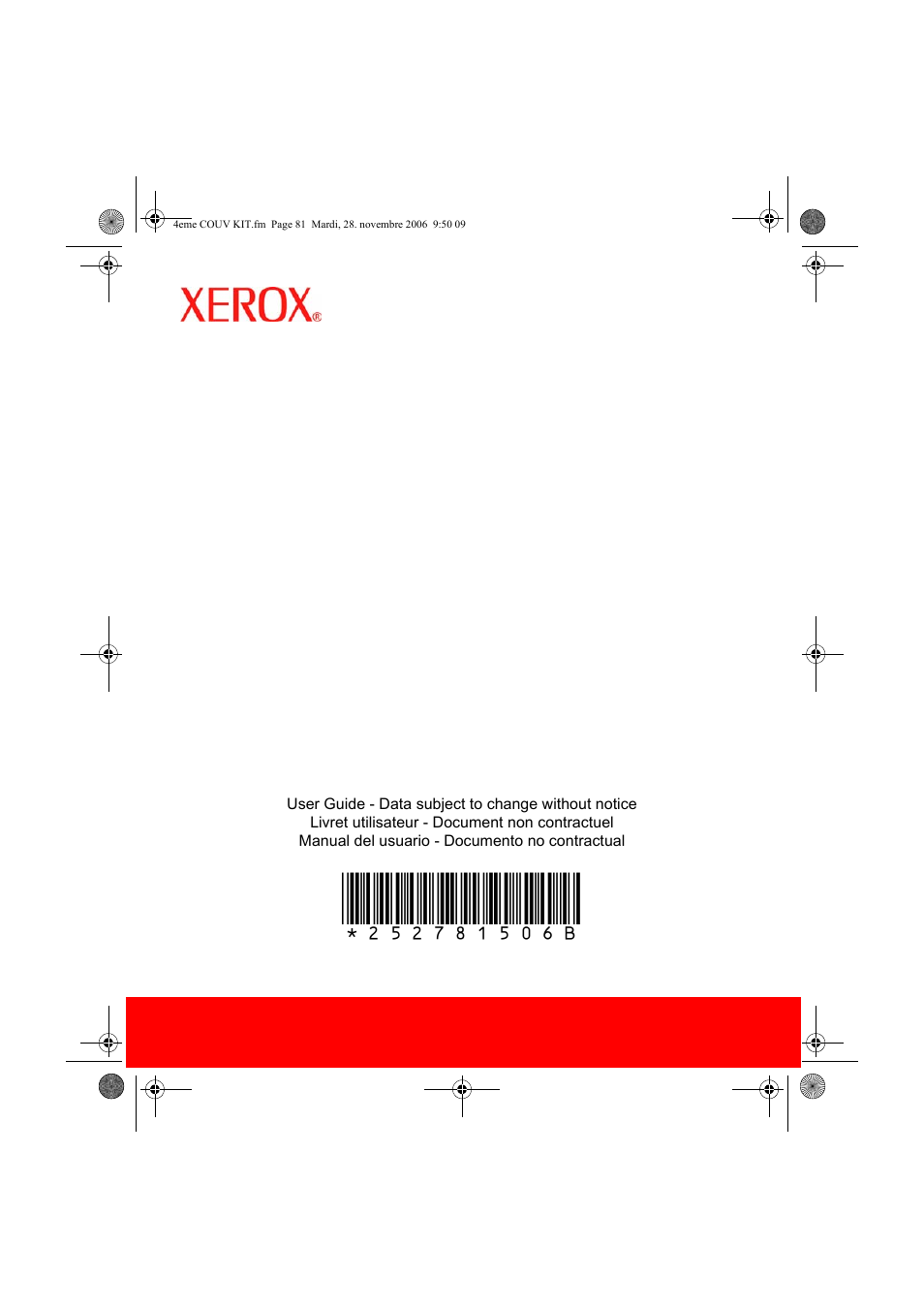 Xerox FaxCentre F2121 User Manual | Page 112 / 112