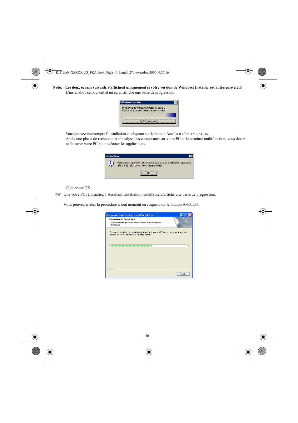 Xerox FaxCentre F2121 User Manual | Page 46 / 112