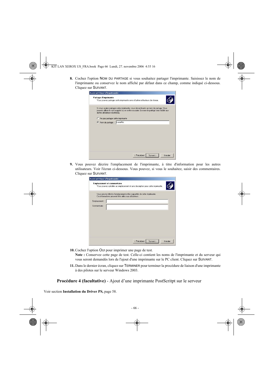Xerox FaxCentre F2121 User Manual | Page 66 / 112