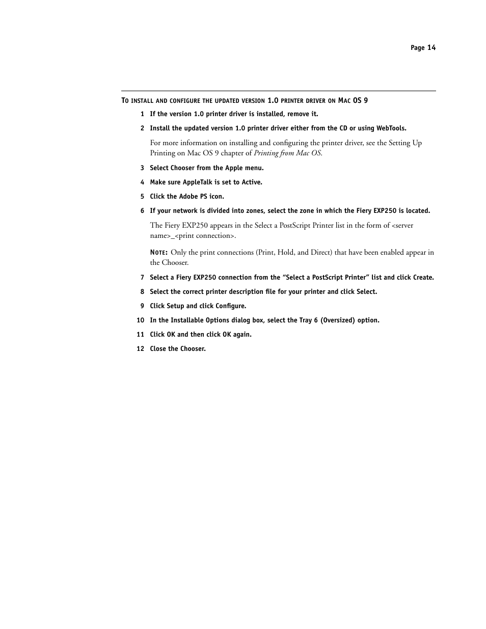 Xerox DocuColor 250 User Manual | Page 14 / 30