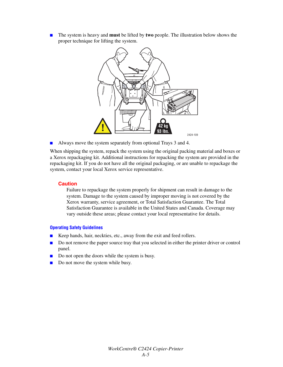 Xerox WorkCentre Copier-Printer C424 User Manual | Page 5 / 6