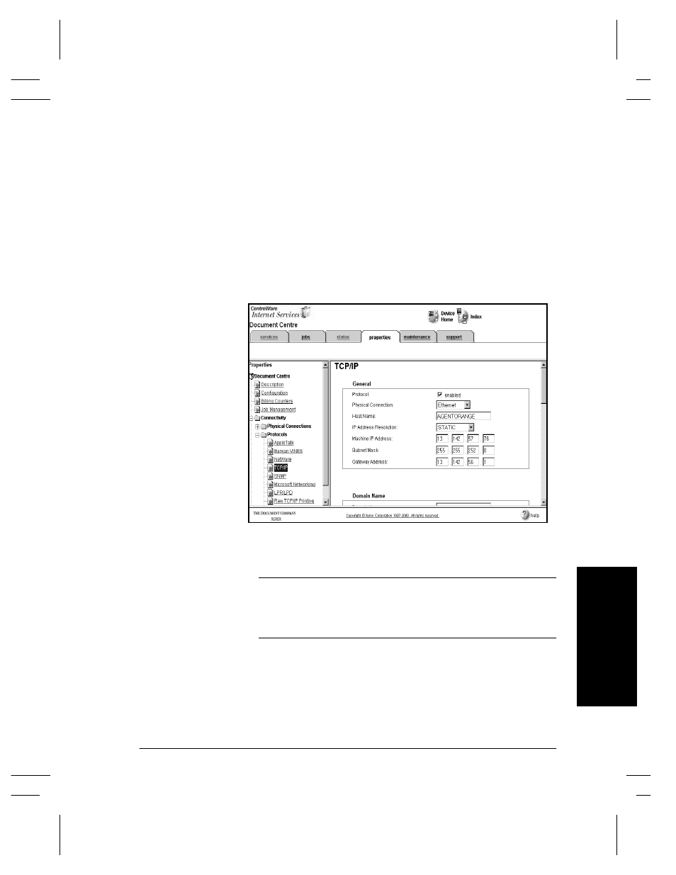16 . int ern et se rv ic es | Xerox 480 ST User Manual | Page 161 / 322