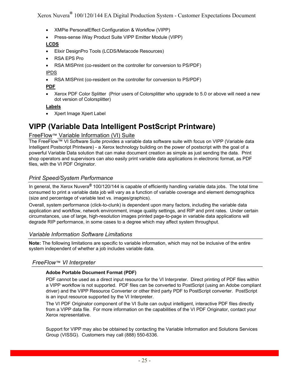 Xerox Nuvera 120 EA User Manual | Page 25 / 63