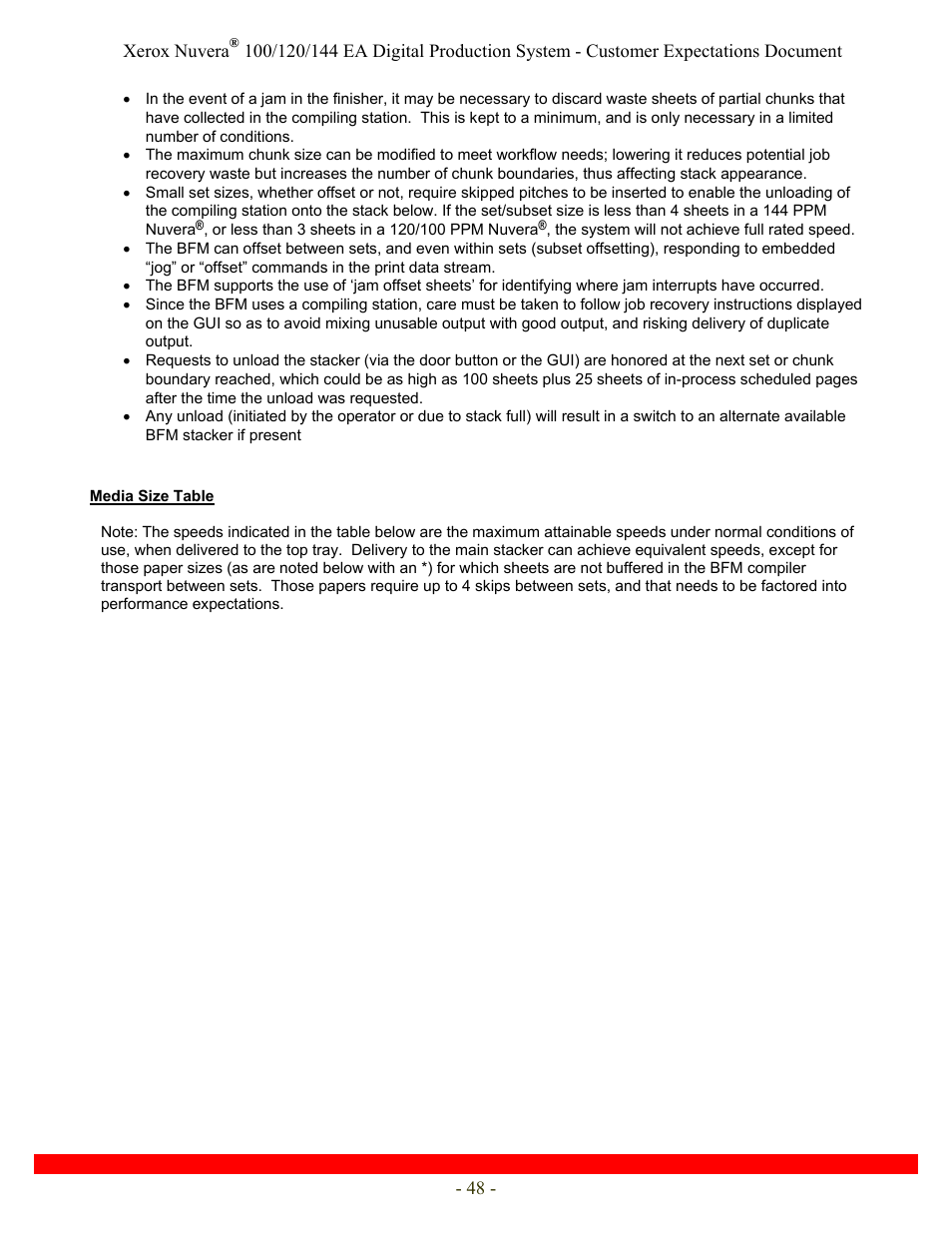 Xerox Nuvera 120 EA User Manual | Page 48 / 63