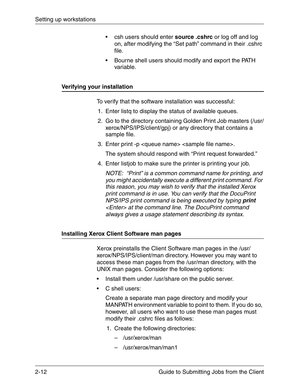 Verifying your installation | Xerox DocuPrint 721P90350 User Manual | Page 40 / 216