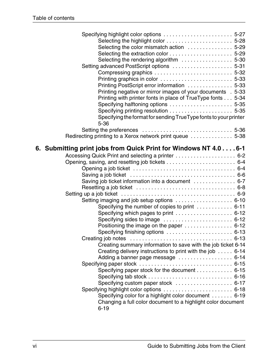Xerox DocuPrint 721P90350 User Manual | Page 6 / 216