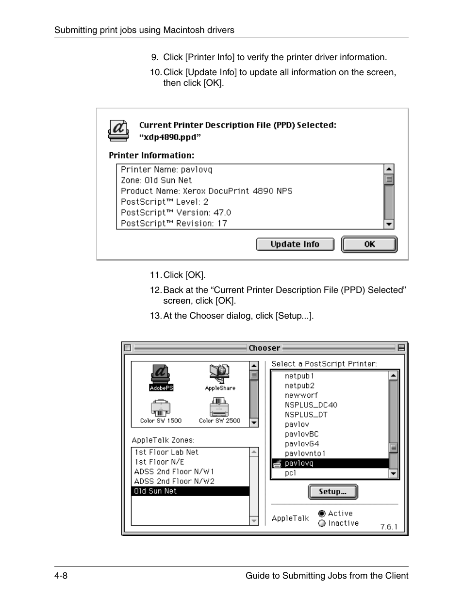 Xerox DocuPrint 721P90350 User Manual | Page 96 / 216