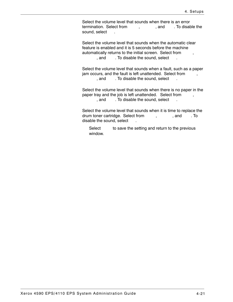 Xerox 4110 User Manual | Page 39 / 92