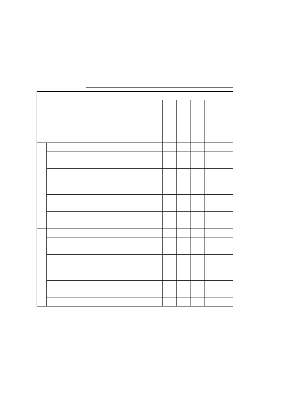 Multi access function table - local, Programming the machine | Xerox 575 User Manual | Page 74 / 327