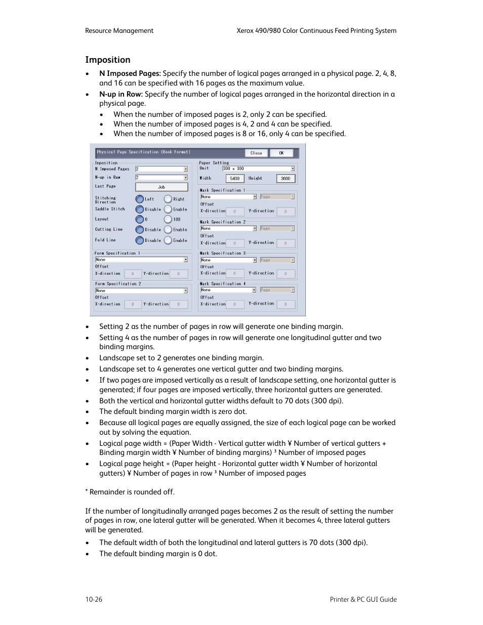 Imposition -26 | Xerox 490 User Manual | Page 182 / 262