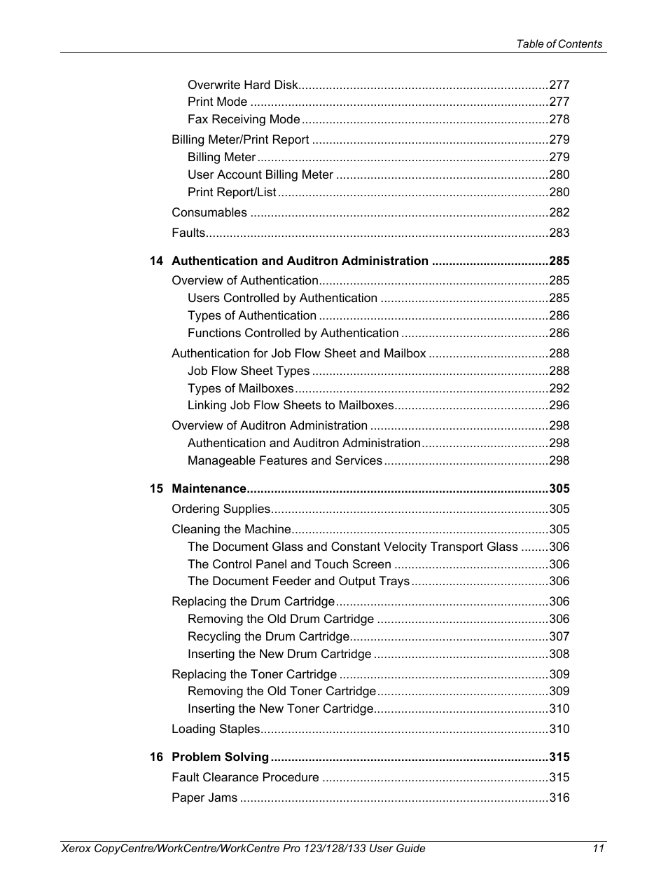 Xerox 604P18057 User Manual | Page 11 / 364