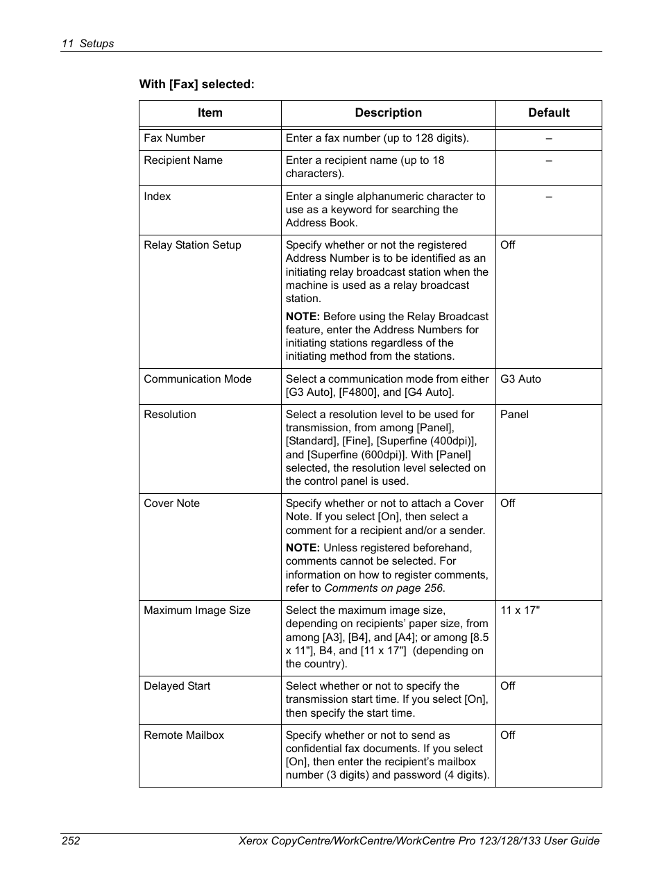 Xerox 604P18057 User Manual | Page 252 / 364
