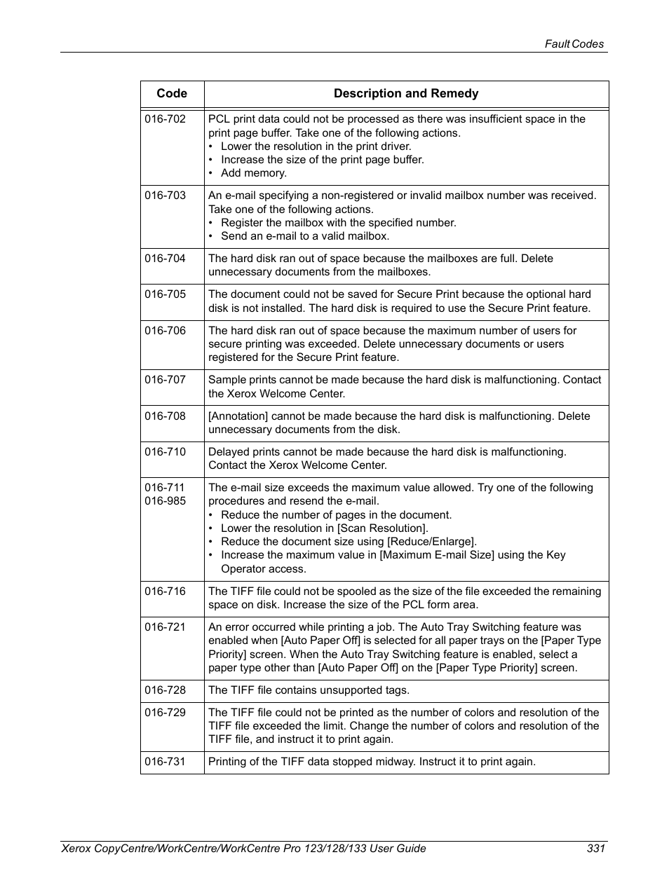Xerox 604P18057 User Manual | Page 331 / 364