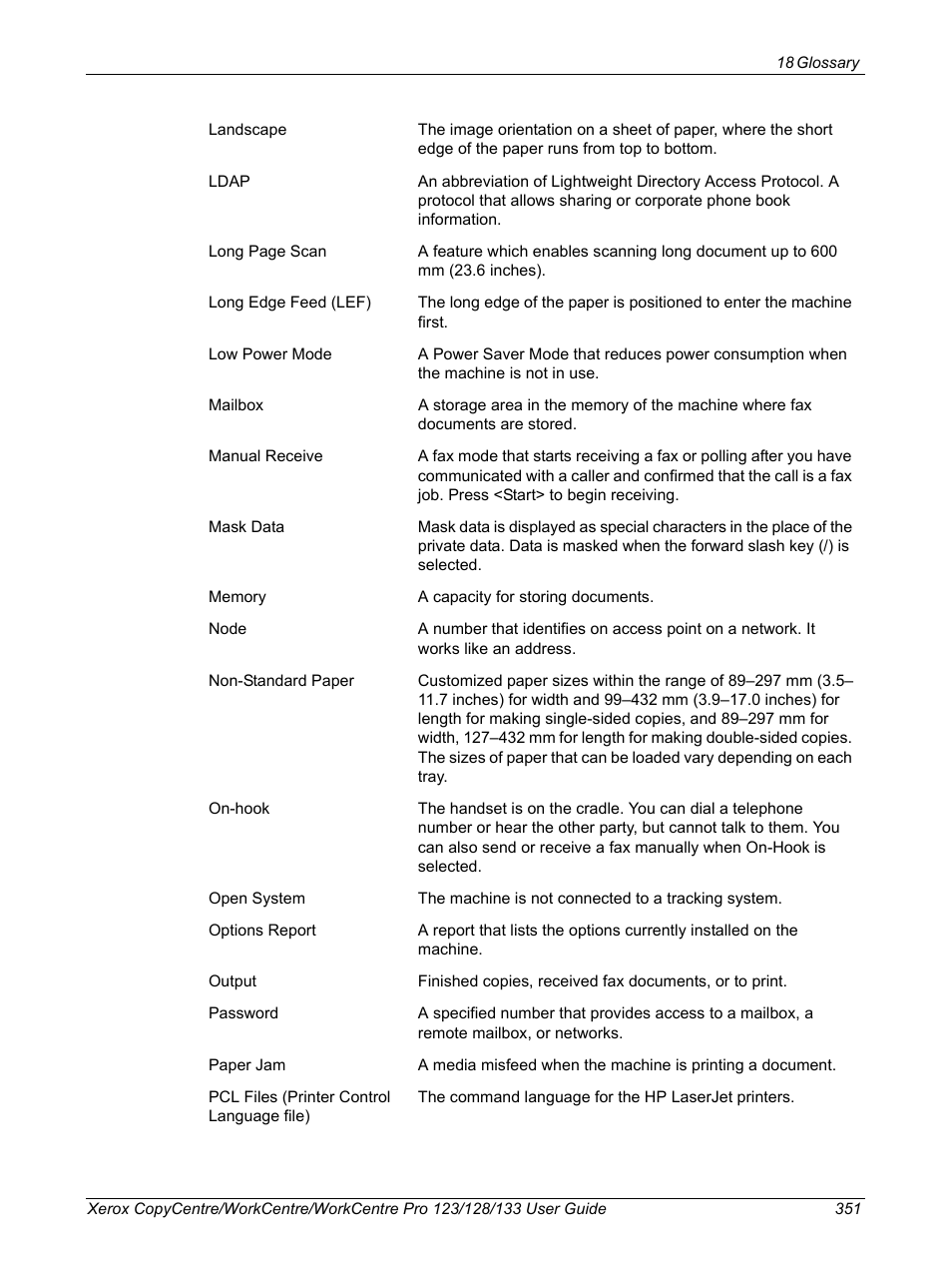 Xerox 604P18057 User Manual | Page 351 / 364