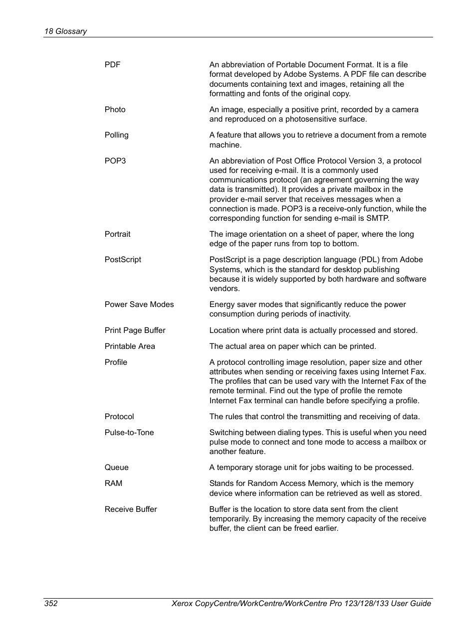 Xerox 604P18057 User Manual | Page 352 / 364