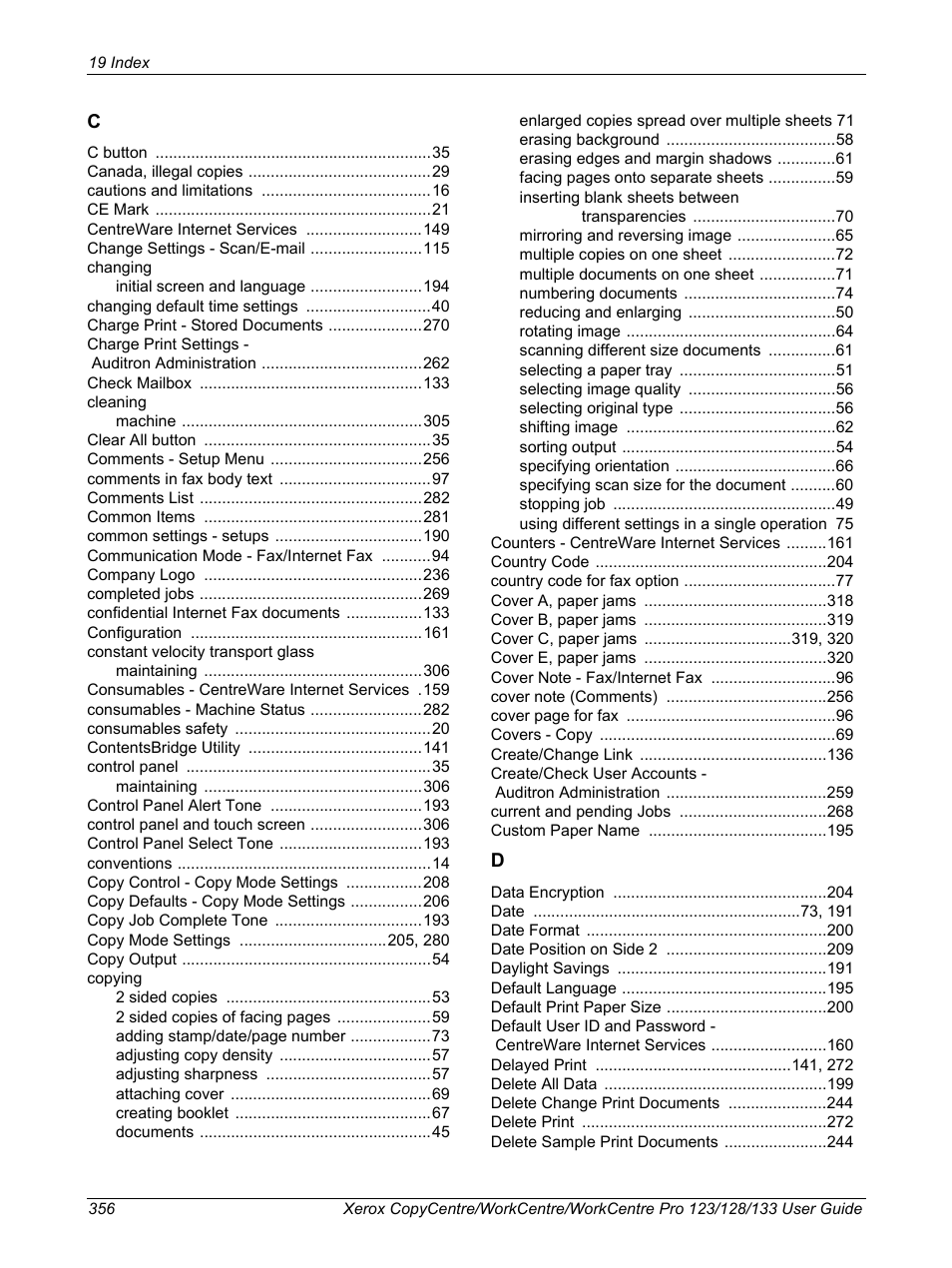 Xerox 604P18057 User Manual | Page 356 / 364