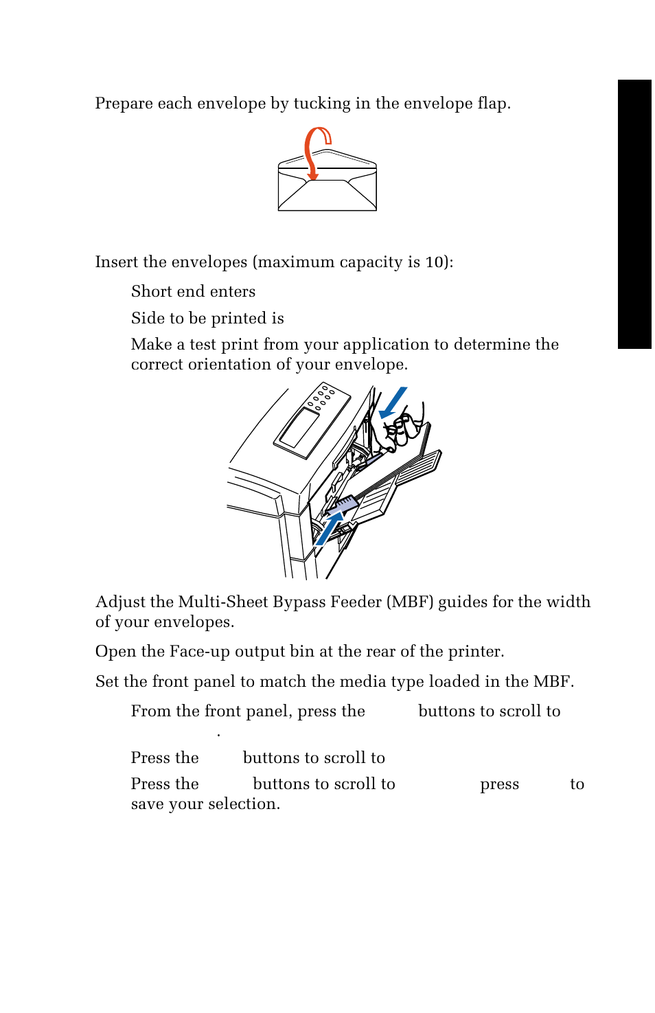 Envelopes | Xerox 1235 User Manual | Page 47 / 88