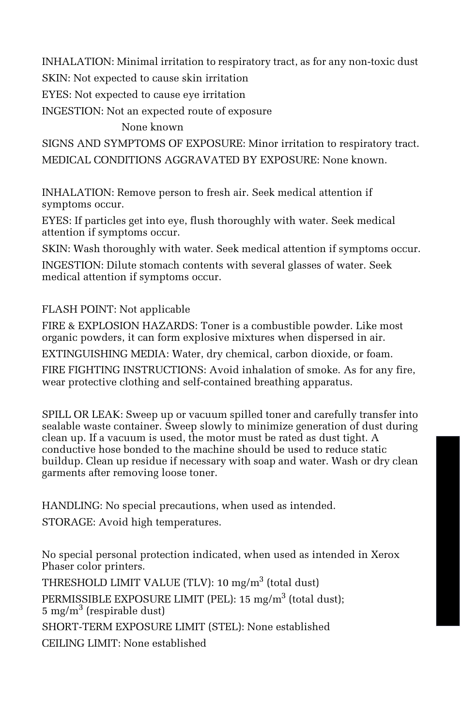 Xerox 1235 User Manual | Page 75 / 88