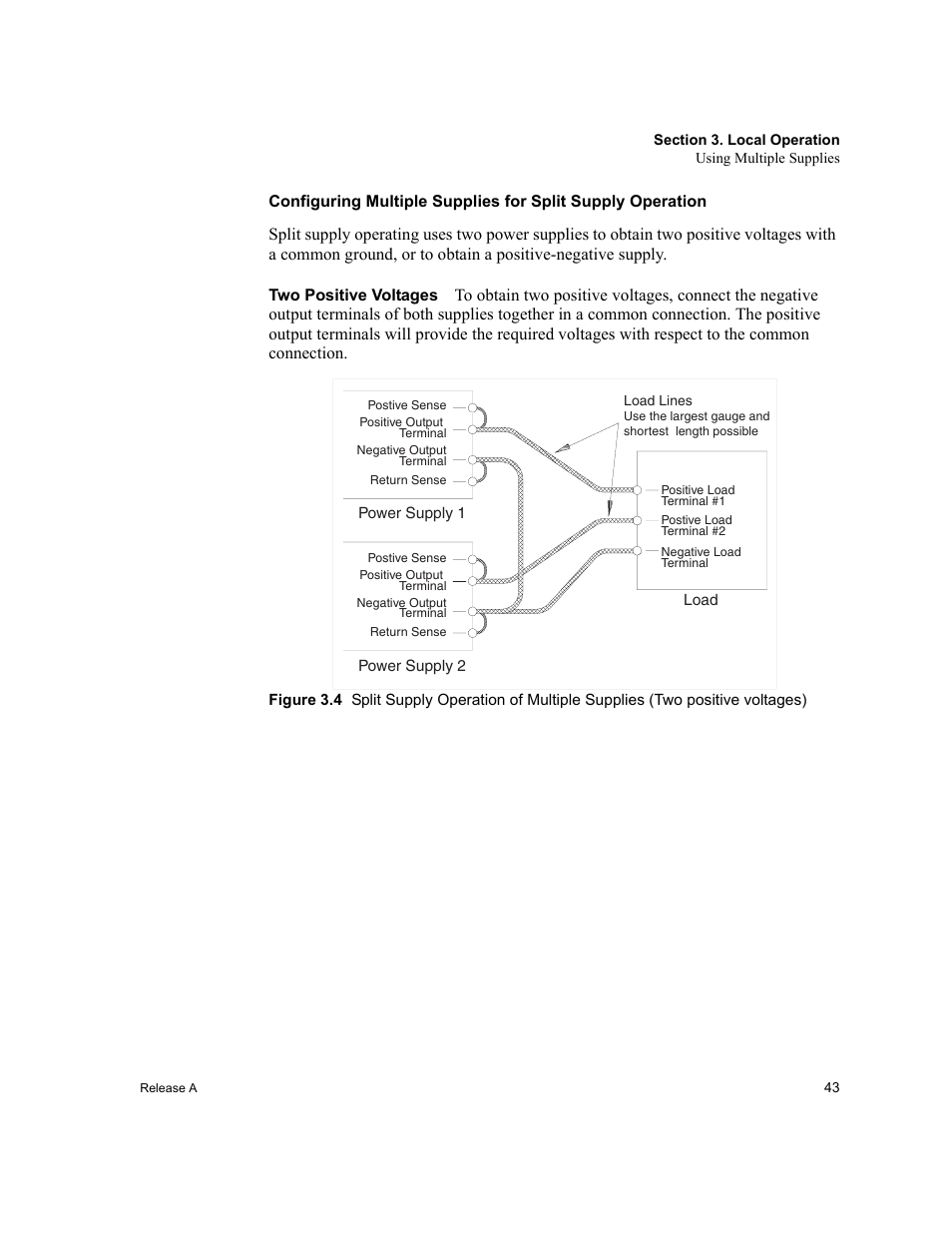 Two positive voltages | Xantrex Technology XPD 60-9 User Manual | Page 45 / 56