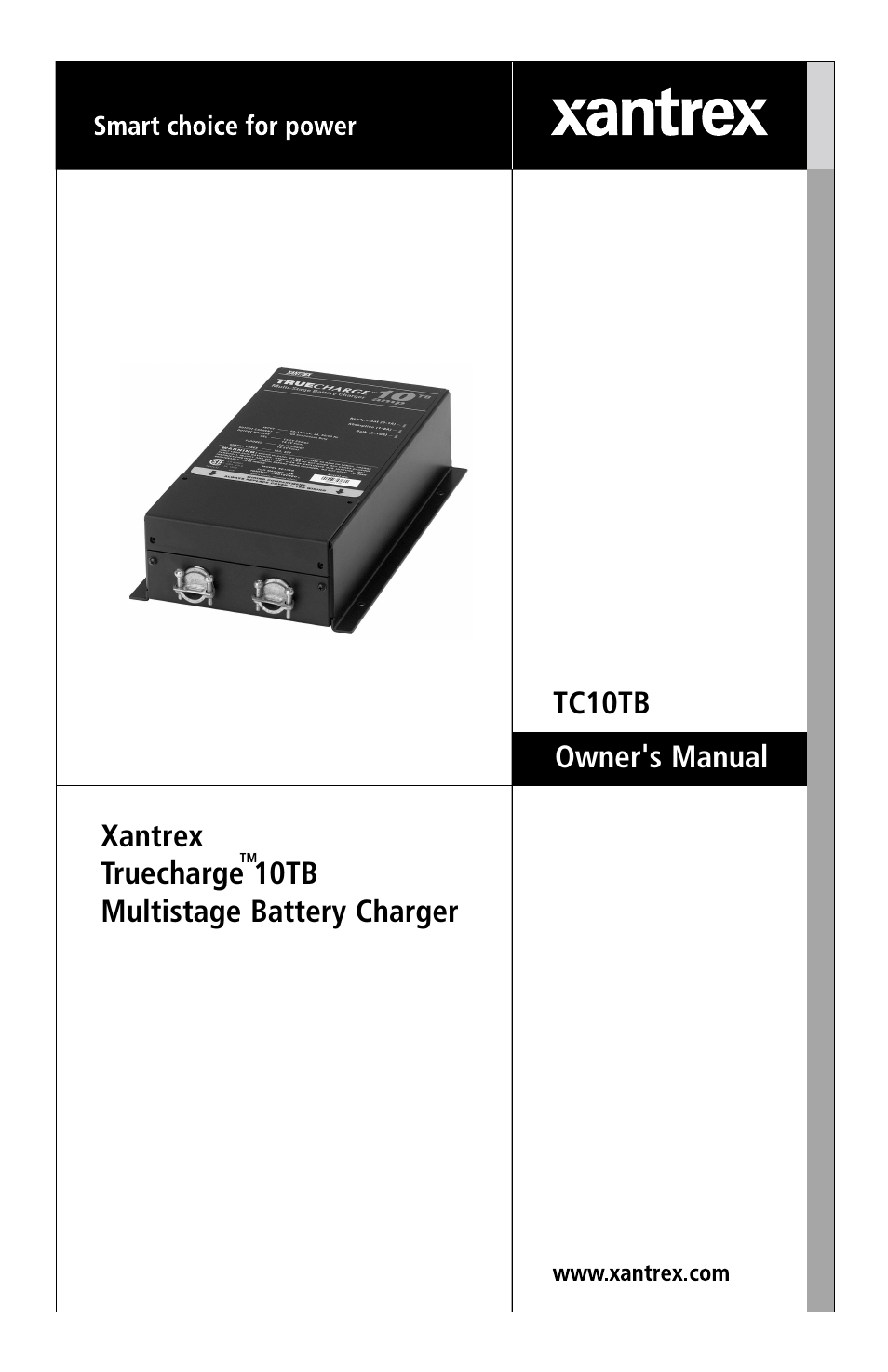 Xantrex Technology TC10TB User Manual | 26 pages